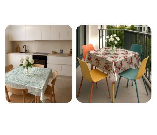 Pvc Masa Örtüsü ~140x140 cm