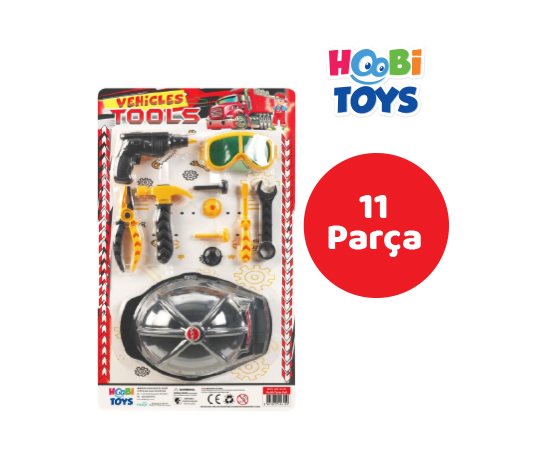 Kasklı Oyuncak Tamir Seti