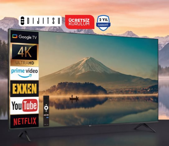 65 İNÇ QLED GOOGLE TV DQ33/38000