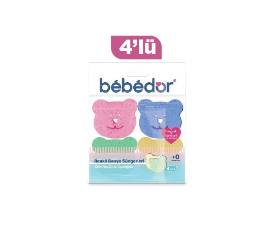 Bebedor Renkli Banyo Süngerleri
