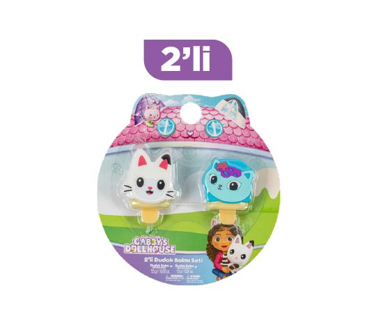 Gabby's Dollhouse Dudak Balmı Set