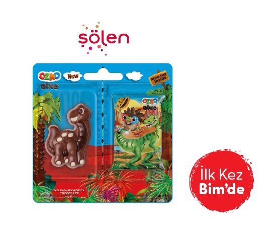 Ozmo Dino Dinozor Figürlü Oyuncaklı Çikolata