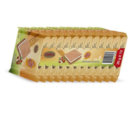 Centro Sütlü Fındık Kremalı Gofret