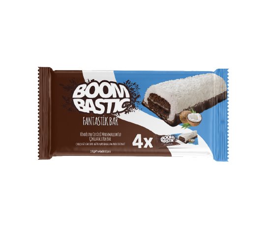 Boombastic Hindistan Cevizli Marshmallow’lu Çikolatalı Kek