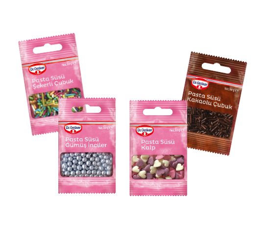 Dr. Oetker Pasta Süsü Çeşitleri