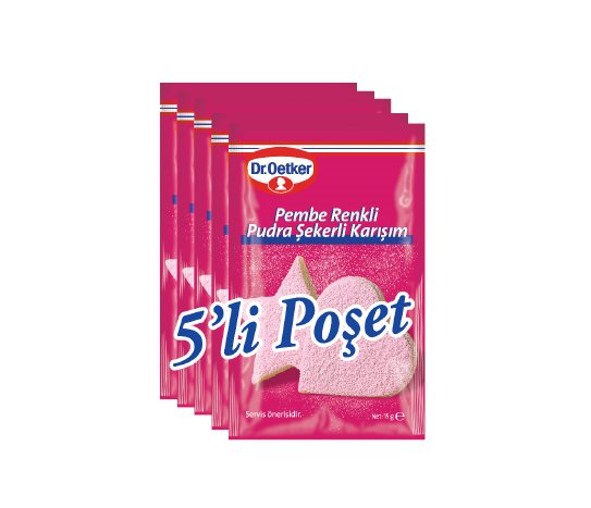 Dr. Oetker 5’li Pembe Pudra Şekeri
