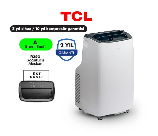 9000 BTU Portatif Klima TAC-09CPB/DL2