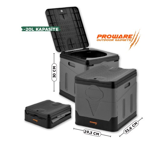 KATLANABİLİR PORTATİF TUVALET