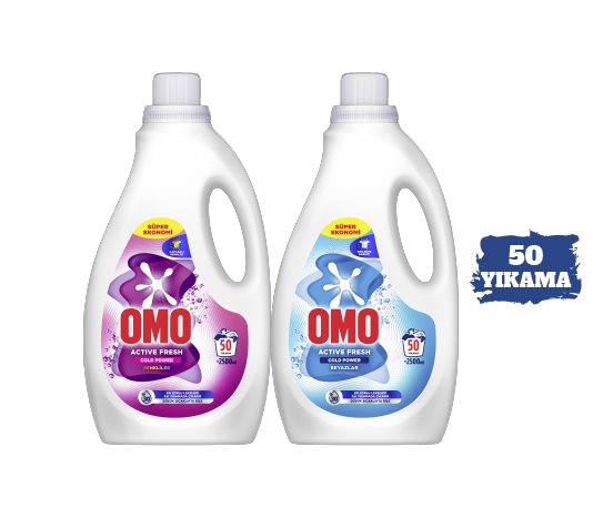 SIVI ÇAMAŞIR DETERJANI OMO COLD POWER 2500 ml