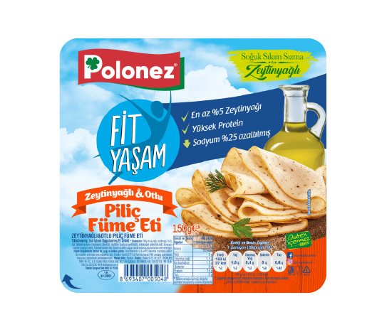 Polonez Piliç Füme Eti - Zeytinyağlı &amp; Otlu