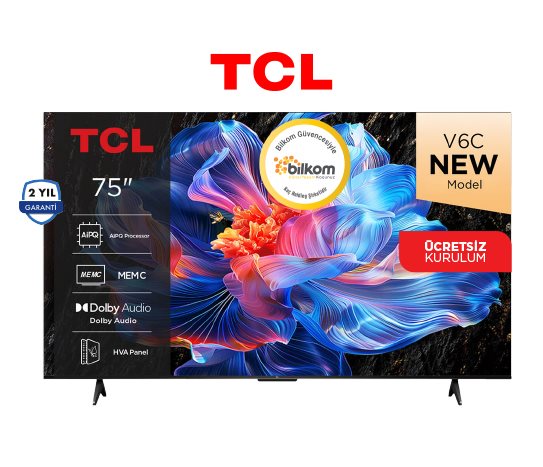 75 İNÇ 4K ULTRA HD GOOGLE SMART LED TV 75V61CG