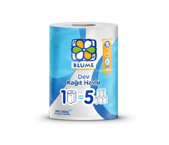 Blume 2 Katlı Kağıt Havlu Dev 1=5 Rulo
