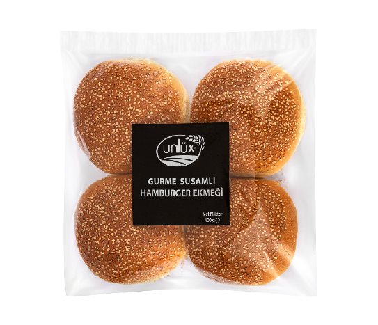 Unlüx Gurme Susamlı Hamburger Ekmeği
