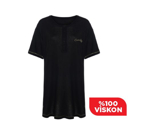 Düğmeli Elbise Kadın