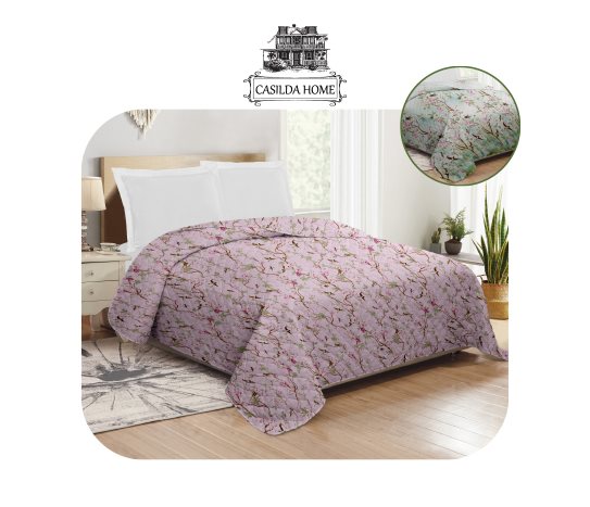 Kapitoneli Çift Kişilik Yatak Örtüsü