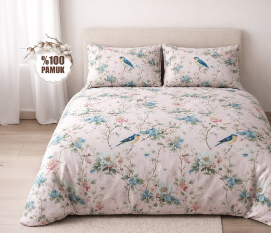 ÇİFT KİŞİLİK DİJİTAL BASKILI NEVRESİM SETİ