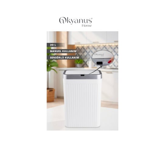 Sensörlü Çöp Kovası