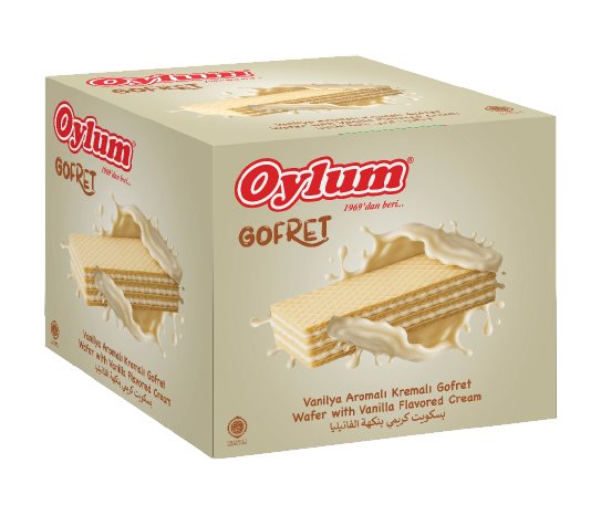 Oylum Vanilya Aromalı Kremalı Gofret