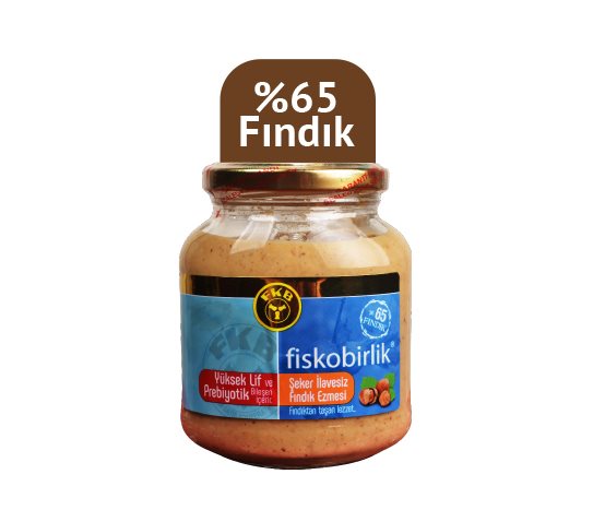 Fiskobirlik Şeker İlavesiz Fındık Ezmesi