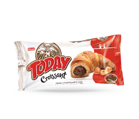Today Çikolata ve Fındık Kremalı Kruvasan