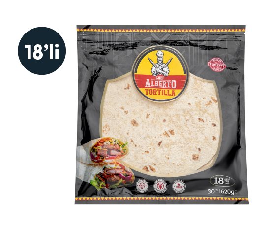 Chef Alberto Tortilla Lavaş Ekmeği