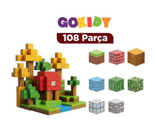 Gokidy Manyetik Küp Blok