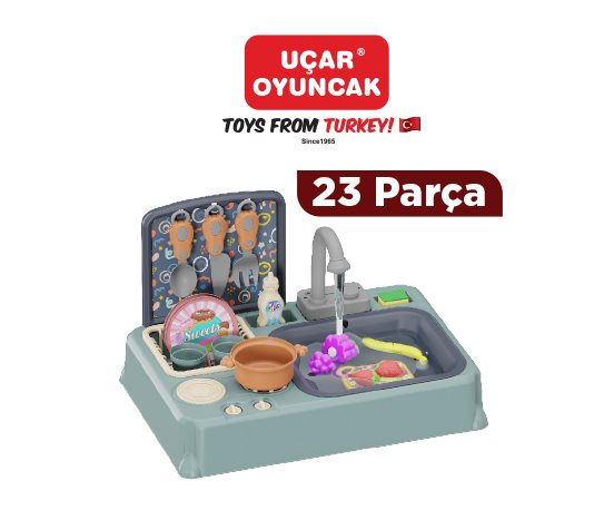 Uçar Oyuncak Kesilebilir Meyveli Lavabo Seti