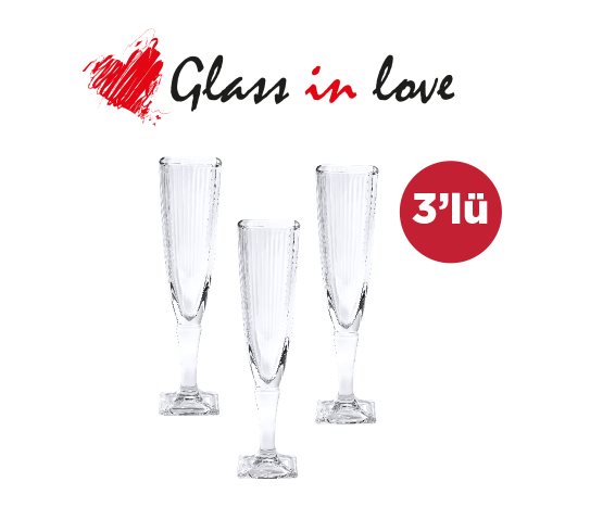 Glass in Love Kahve Yanı Su Bardağı ~145 cc