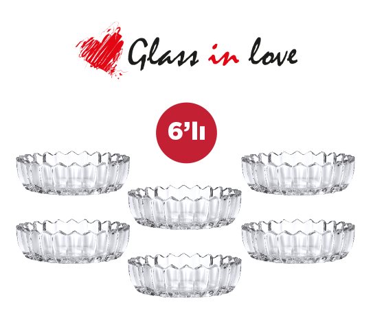 Glass in Love Cam Çerezlik Seti ~240 cc