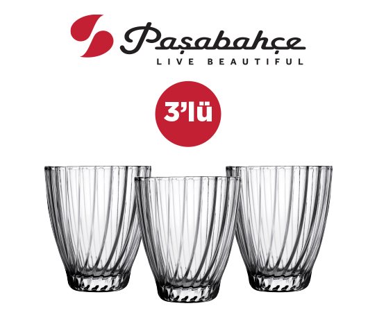 Paşabahçe Bouquet Su Bardağı ~290 cc