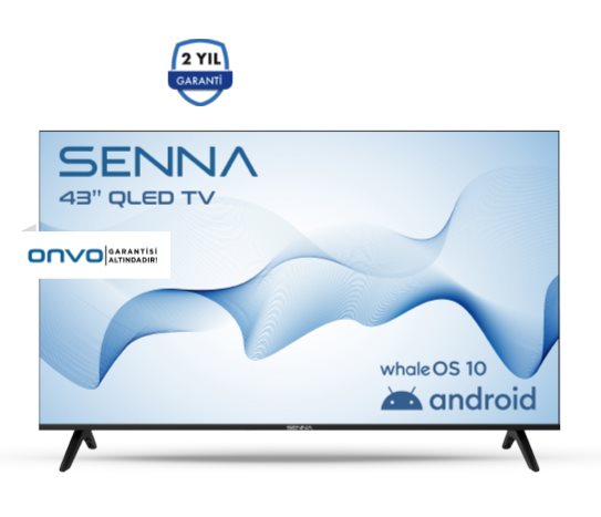 SENNA 43 İNÇ FHD WHALE OS 10 ANDROID QLED TV WF75OOFQ