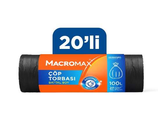 Macromax Battal Boy Çöp Torbası