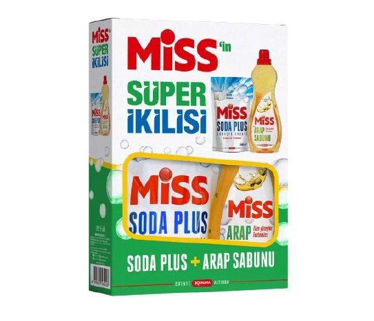 Miss Soda Plus 500 g + Arap Sabunu 1 L