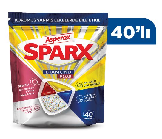 Sparx Diamond Plus Bulaşık Makinesi Kapsül