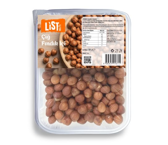 List Çiğ Fındık