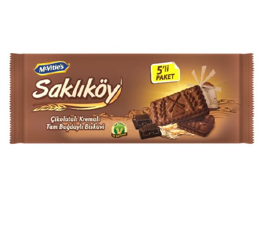 Ülker Saklıköy Çikolata Kremalı Bisküvi
