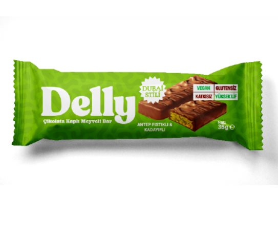Delly Çikolata Kaplı Meyve Bar