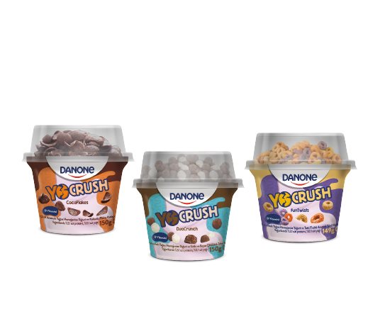 Yocrush Danone Çilek Aromalı Meyveli Yoğurt