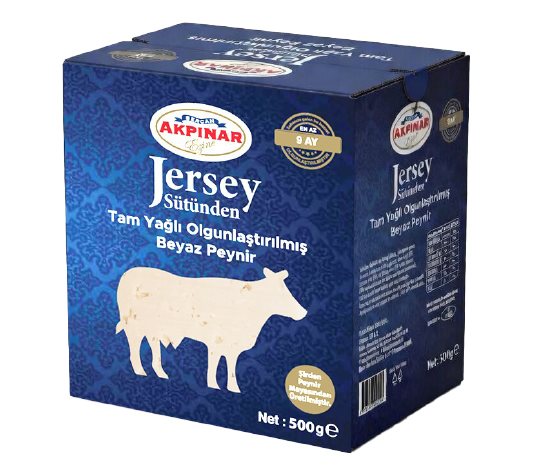 Akpınar Tam Yağlı Olgunlaştırılmış Klasik Jersey Peyniri