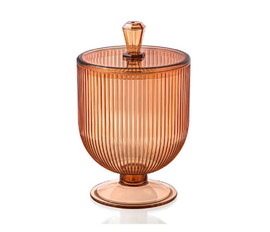Gravürlü Ayaklı Kurabiyelik ~0,8 L