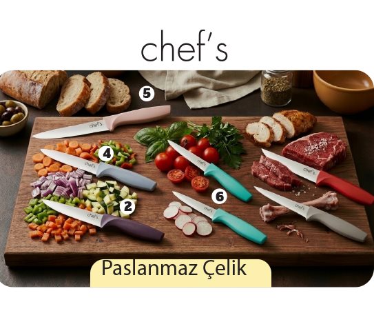 Chefs Tek Fiyat Kurban Bıçak Çeşitleri