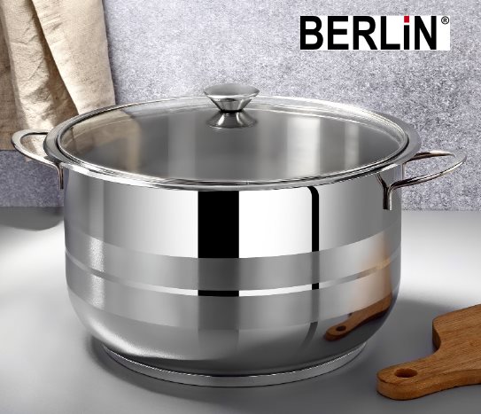 ÇELİK DERİN TENCERE ~30 cm ~12 L