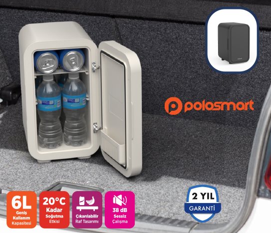 Polosmart ARAÇ İÇİ MİNİ SOĞUTUCU