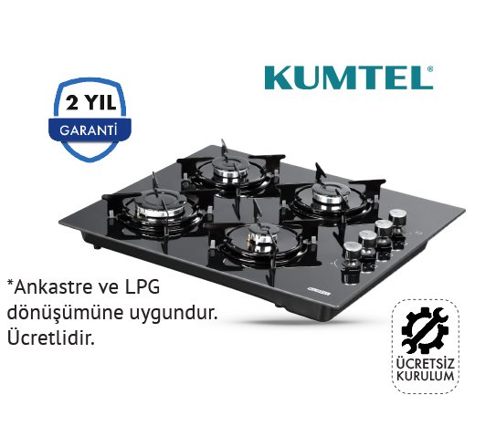 Kumtel Cam Set Üstü Ocak