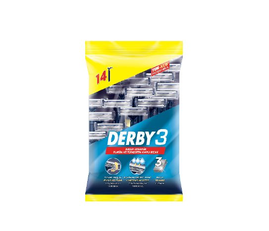 Derby3 Tıraş Bıçağı 3 Bıçaklı