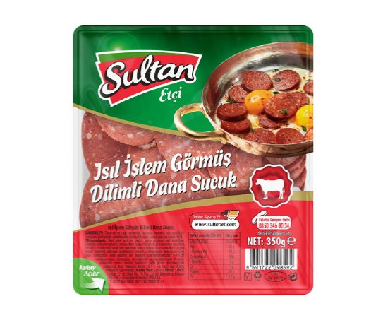 Sultan Et Dana Dilimli Sucuk