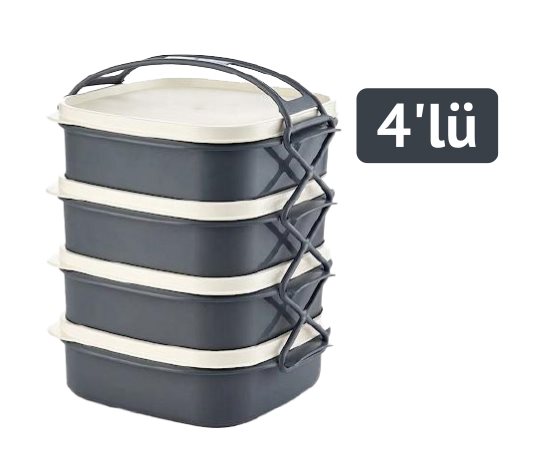 Katlı Yemek Taşıma Kabı ~1500 ml