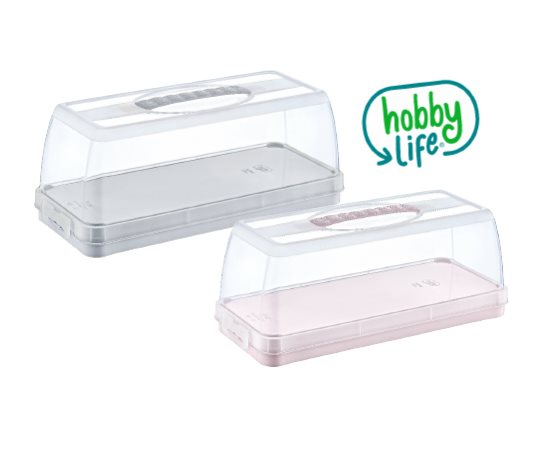 HOBBY LIFE Kapaklı Saplı Kek/Börek Fanusu