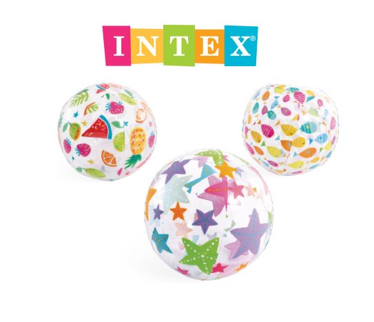 INTEX Renkli Desenli Deniz Topu