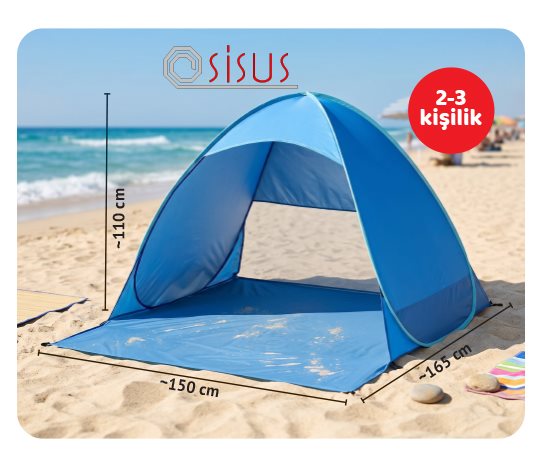 SISUS Taşınabilir Plaj Çadırı